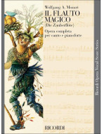 W.A. Mozart: Il flauto magico - IT/GER (noty na klavír, zpěv)