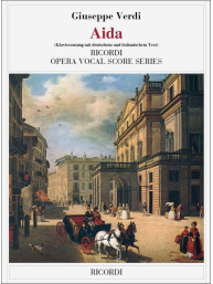 Giuseppe Verdi: Aida - IT/GER (noty na klavír, zpěv)