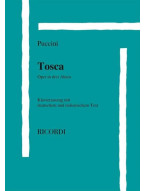 Giacomo Puccini: Tosca - IT/GER (noty na klavír, zpěv)