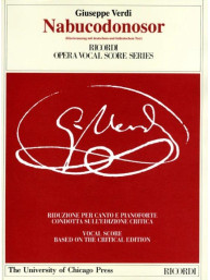 Giuseppe Verdi: Nabucco – Nabucodonosor - IT/GER (noty na klavír, zpěv)
