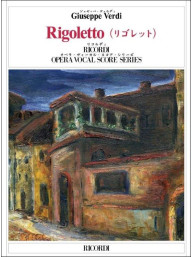 Giuseppe Verdi: Rigoletto - IT/JAP (noty na klavír, zpěv)