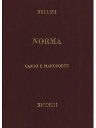 Vincenzo Bellini: Norma, IT, Hardcover (noty na klavír, zpěv)