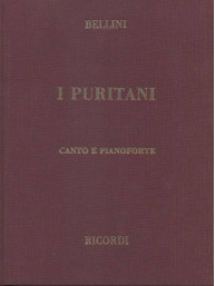 Vincenzo Bellini: I Puritani, IT, Hardcover (noty na klavír, zpěv)