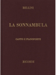 Vincenzo Bellini: La Sonnambula, IT, Hardcover (noty na klavír, zpěv)