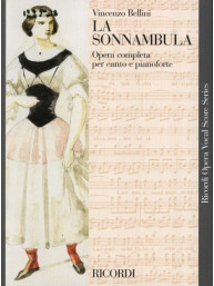 Vincenzo Bellini: La Sonnambula, IT (noty na klavír, zpěv)