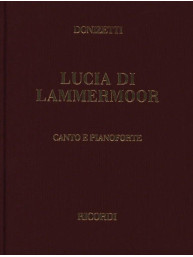 Gaetano Donizetti: Lucia di Lammermoor, IT, Hardcover (noty na klavír, zpěv)