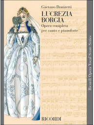 Gaetano Donizetti: Lucrezia Borgia, IT (noty na klavír, zpěv)