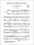 Gaetano Donizetti: Linda di Chamounix, IT (noty na klavír, zpěv)