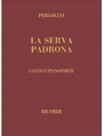 Giovanni Battista Pergolesi: La serva padrona, IT, Hardcover (noty na klavír, zpěv)