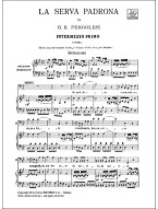 Giovanni Battista Pergolesi: La serva padrona, IT, Hardcover (noty na klavír, zpěv)