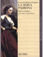 Giovanni Battista Pergolesi: La serva padrona, IT (noty na klavír, zpěv)