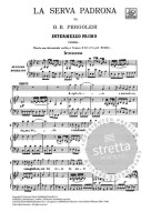 Giovanni Battista Pergolesi: La serva padrona, IT (noty na klavír, zpěv)