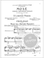 Lorenzo Perosi: Mose, IT (noty na klavír, zpěv)