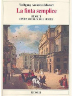 Wolfgang Amadeus Mozart: La finta semplice, IT (noty na klavír, zpěv)