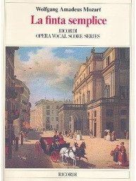 Wolfgang Amadeus Mozart: La finta semplice, IT (noty na klavír, zpěv)