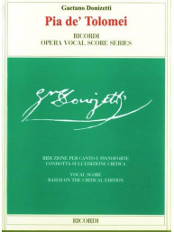 Gaetano Donizetti: Pia de' Tolomei (noty na klavír, zpěv)