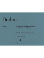 Johannes Brahms: Schumann Variations E flat major Op. 23 (noty na čtyřruční klavír)