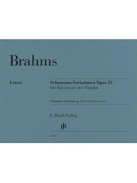 Johannes Brahms: Schumann Variations E flat major Op. 23 (noty na čtyřruční klavír)