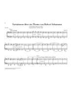 Johannes Brahms: Schumann Variations E flat major Op. 23 (noty na čtyřruční klavír)