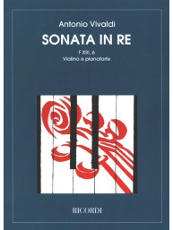 Antonio Vivaldi: Sonata in Re Rv 10 - F.Xiii-6 - Tomo 364 (noty na housle, klavír)
