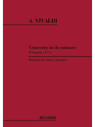 Antonio Vivaldi: Concerto in Do minore (noty na housle, klavír)