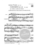Antonio Vivaldi: Concerto in La (noty na housle, klavír)