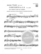 Antonio Vivaldi: Concerto in La (noty na housle, klavír)