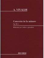 Antonio Vivaldi: Concerto a minor Opus 3/6 RV356 (noty na housle, klavír)