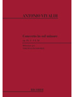 Antonio Vivaldi: Concerto in Sol minore (noty na housle, klavír)