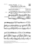 Antonio Vivaldi: Concerto in Sol minore (noty na housle, klavír)