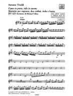Antonio Vivaldi: Canta In Prato, Ride In Monte Rv 623 (noty, party)