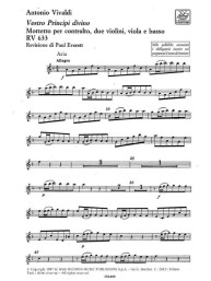 Antonio Vivaldi: Vestro Principi Divino Rv 633 (noty, party)