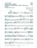 Antonio Vivaldi: Clarae Stellae, Scintillate Rv 625 (noty, party)