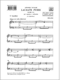 Antonio Vivaldi: Laudate Pueri Dominum. Salmo 112  Rv 601 (noty, party)