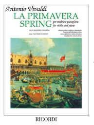 Antonio Vivaldi: La primavera da 'Le quattro stagioni' - Spring (noty na housle, klavír)