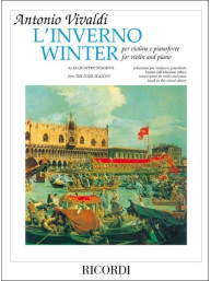 Antonio Vivaldi: Inverno da 'Le quattro stagioni' - Winter (noty na housle, klavír)