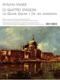 Antonio Vivaldi: Le Quattro Stagioni FR/GER (noty na housle, klavír)