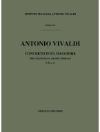 Antonio Vivaldi: Concerto In Fa RV 411 (noty, partitura)