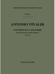 Antonio Vivaldi: Concerto In Fa RV 411 (noty, partitura)