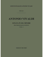 Antonio Vivaldi: Sonata in Sol Min RV 28 (noty na housle, basso continuo)