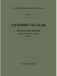 Antonio Vivaldi: Sonata in Do Min Rv 6 (noty na housle, basso continuo)