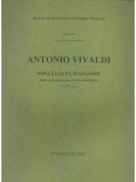 Antonio Vivaldi: Sonata in Fa Rv 41 (noty na violoncello, basso continuo)
