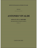 Antonio Vivaldi: Sonata in La Min. Rv 44 (noty na violoncello, basso continuo)