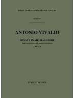 Antonio Vivaldi: Sonata in Mi Bem. Rv 39 (noty na violoncello, basso continuo)