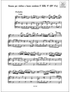 Antonio Vivaldi: Sonata in Mi Min. Rv 17A (noty na housle, basso continuo)
