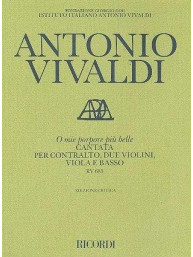 Antonio Vivaldi: O Mie Porpore Piu Belle Rv 685 (noty, partitura)