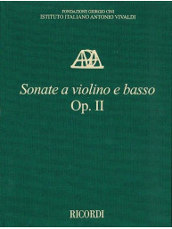 Antonio Vivaldi: Sonate, Op. II (noty na housle, basso continuo)