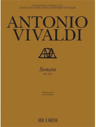 Antonio Vivaldi: Sonata in D RV 810 (noty na housle, basso continuo)