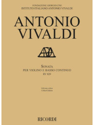 Antonio Vivaldi: Sonata RV 829 (noty na housle, basso continuo)