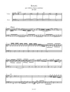 Antonio Vivaldi: Sonata RV 829 (noty na housle, basso continuo)